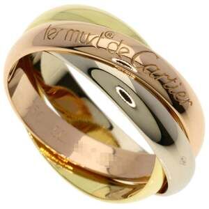 CARTIER 18k Gold Trinity Ring #50